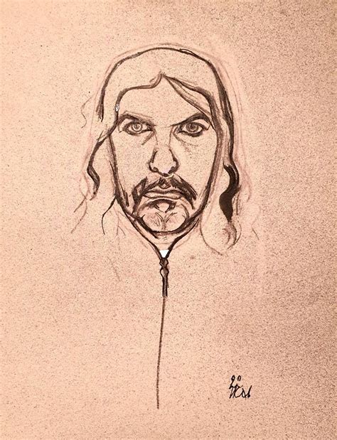 Selfie With Longer Hair 122 Drawing By Ilian Savkov Saatchi Art