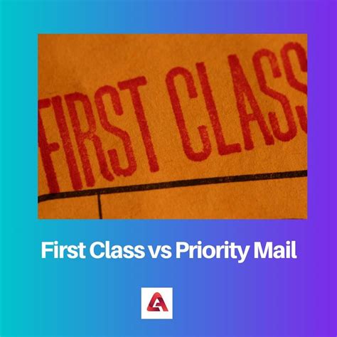Difference Between First Class And Priority Mail