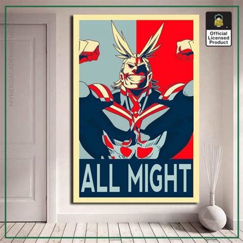 My Hero Academia Merch Poster Merch All Might Bnha Store