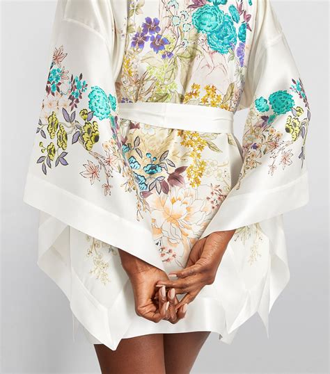 Meng Silk Short Kimono Harrods Au