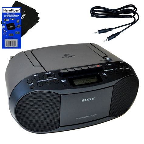 Sony Portable Cd Player Boombox With Amfm Radio And Cassette Player