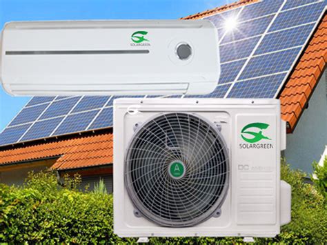 Hybrid Solar Air Conditioner Wall Mounted Type With Solar Energy