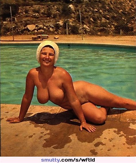 Retro Classic Pool Vintage Milf Mom Cap Naked Nude Vintage Milf