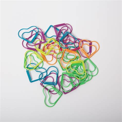 Heart Shaped Paper Clips Conscious Craft
