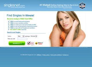 But with an online dating website, you could try to get to know someone online through emails, texting and video chat. Singles Net uses the blue and white color scheme commonly ...