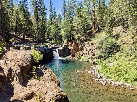 Mccloud River Lower Falls Swimming Hole In Northern California