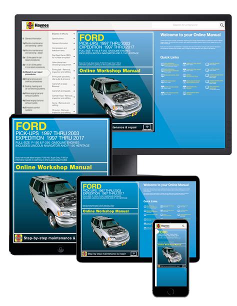 Ford F 150 1997 2003 Haynes Repair Manuals And Guides