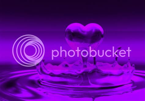 Neon Purple Water Heart Photo By Shadowpelt326 Photobucket