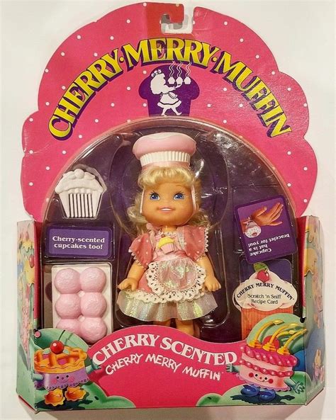 Cherry Merry Muffin Doll Vintage Mattel New In Box Cherry Merry Muffin Cupcake Dolls