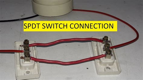 How To Connect Spdt Switch Single Pole Double Pole Switch Connection