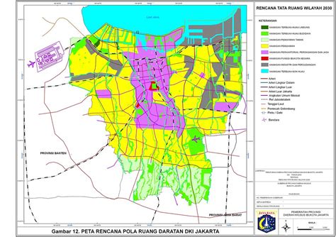 Peta Tata Ruang Dki Jakarta IMAGESEE