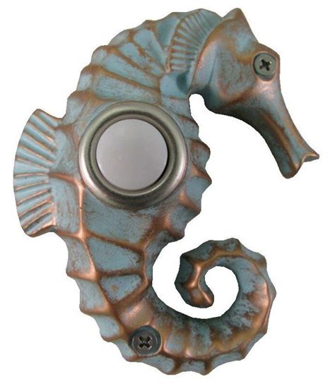 Waterwood Hardware Seahorse Doorbell Push Button And Reviews Wayfair
