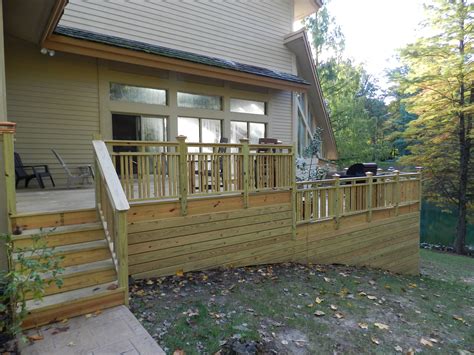 Deck skirting is an important part of a deck. Horizontal Deck Skirting • Decks Ideas