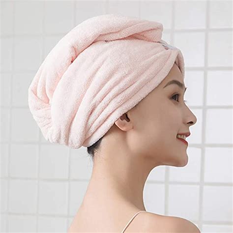 Double Thickening Hair Drying Towels For Women Microfiber Super