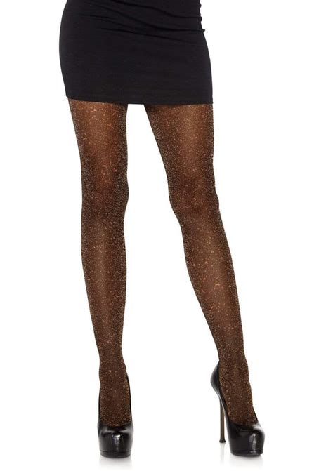 lurex shimmer tights women s sexy pantyhose leg avenue