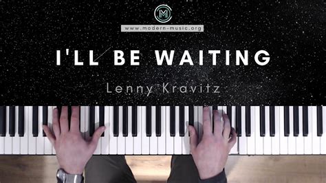 Lenny Kravitz Ill Be Waiting I Piano Karaoke I Sing Along Youtube