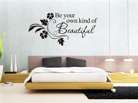 Inspiring Bedroom Wall Quote Decals Bedroomm