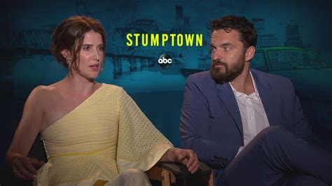 Cobie Smulders Michael Ealy And More Actors Tease Stumptown E News