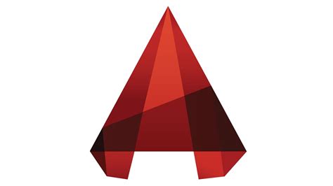 AutoCAD 3D Logo gambar png