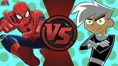 Spider Man Vs Danny Phantom Marvel Vs Nickelodeon Cartoon Fight