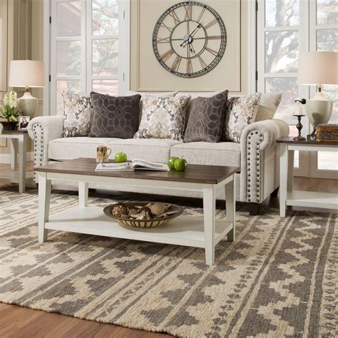 Simmons Upholstery Della Sofa | Farmhouse decor living ...
