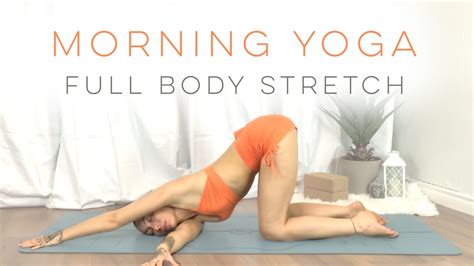 Morning Yoga For Beginners Minute Full Body Stretch Youtube
