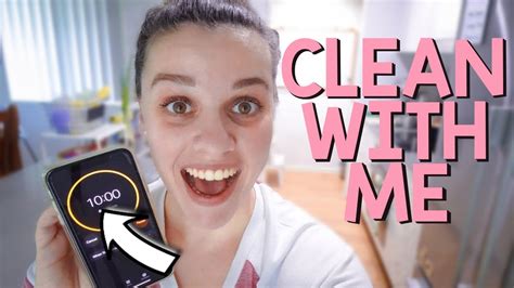 10 Minute Clean With Me Kitchen On Screen Timer For Motivation Youtube