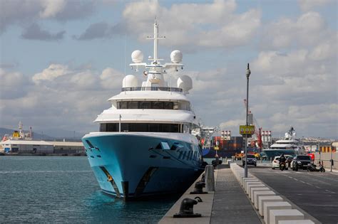 A Russian Superyacht Seized Under Sanctions Will Be Sold At Auction