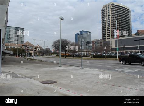 A Dallas Street Texas Stock Photo Alamy