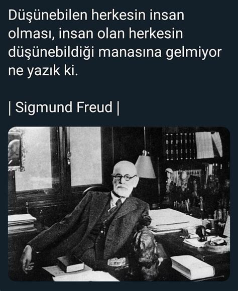 Freud alıntı düşünebilen herkesin insan olması Edebiyat Kitap