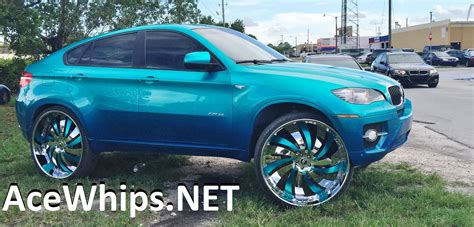 Ace 1 Candy Teal Bmw X6 On 30 Forgiatos Painted By Sudamar
