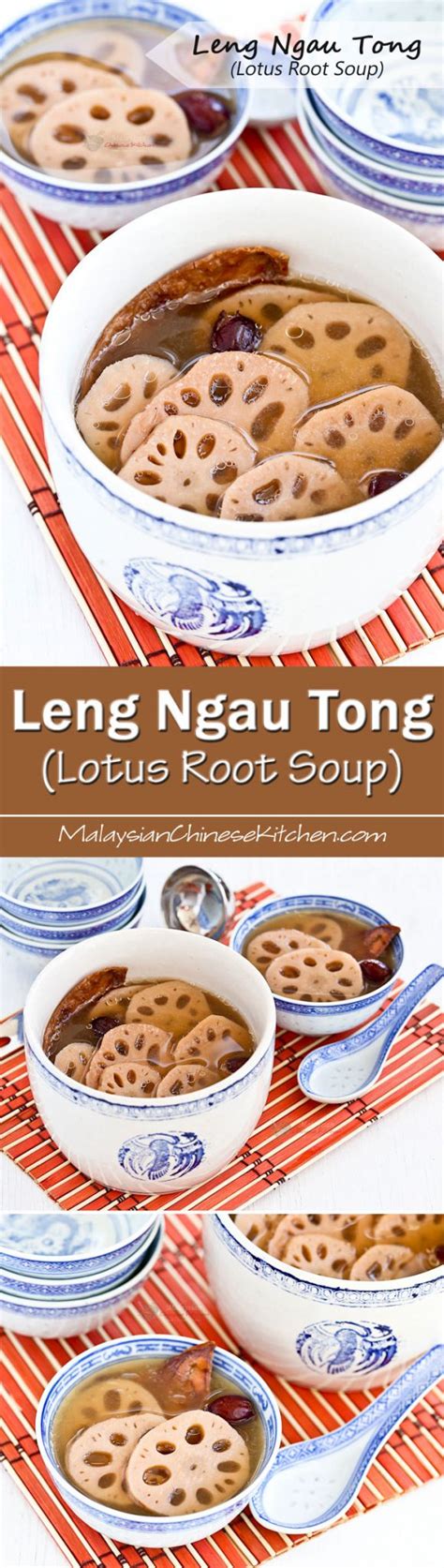 A masterpiece of velvety dairy ice cream paired with crunchy lotus biscoff biscuits and the original caramelised biscuit spread. Leng Ngau Tong (Lotus Root Soup) | Malaysian Chinese Kitchen
