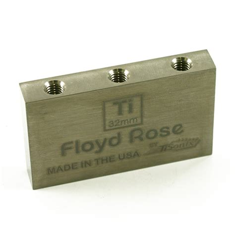 Wd Music Products Floyd Rose Tremolo Block 32mm Titanium