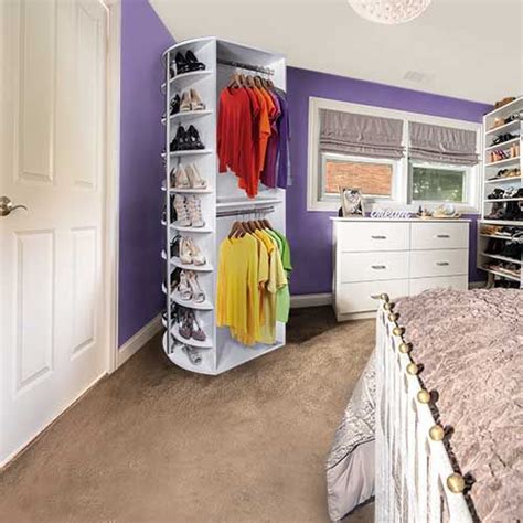 The durable closet organizer system is one of the most affordable options. Rotating closet organizer and freestanding closet system ...