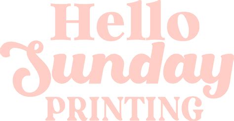 Hello Sunday Printing