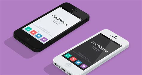Find a huge library of iphone mockups and display your designs the best way possible. iPhone 5 Psd Flat Design Mockup | Psd Mock Up Templates ...