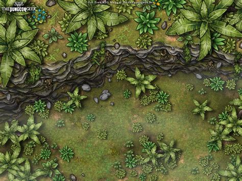 Free Rpg Battle Map Pack Jungle Day And Night The Dungeon Geek