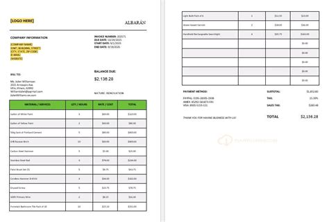 10 plantillas de albarán para descargar gratis en Word y Excel