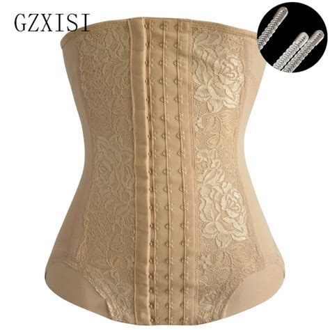 2017 Wholesale Hot Sales Body Shapers Waist Trainer Lace Corset Sexy Women Control Tummy