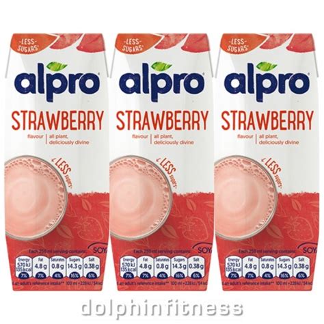 Alpro Strawberry Soya 3 X 250 Ml