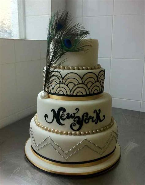 Many people spend a lot of money on their wedding. great gatsby cake | New York - Great Gatsby themed wedding ...