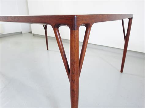 Helge Vestergaard Jensen Scuptural Dining Table With Extension Denmark 1957 Visavu Design