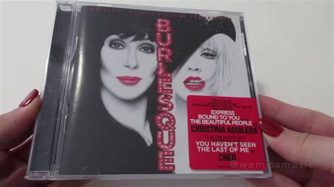 Unboxing Christina Aguilera And Cher Burlesque Cd Soundtrack Album