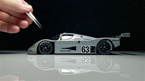 Full Build Building A 124 Scale Model Of The Sauber Mercedes C9
