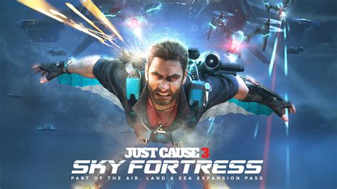 Just Cause 3 Sky Fortress Will Have A Bavarium Wingsuit 2 Other Dlcs