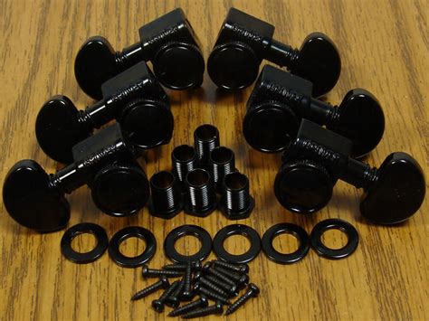 New Grover Locking Black Tuners 3x3 For Gibson Les Paul Sg Guitar Tk
