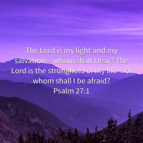 Psalm 27 1 New International Version NIV Bible Apps Psalms Scripture
