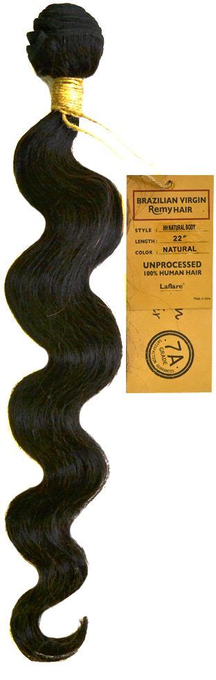 Laflare Unprocessed Brazilian Virgin Remy Hair Weave Hh Natural Body Inch