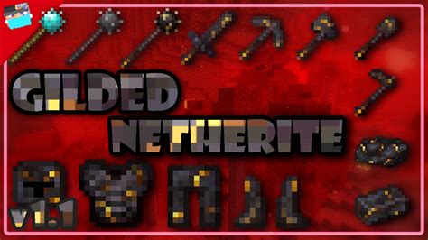Gilded Netherite Equipment V11 Changes Minecraft Bedrock Youtube