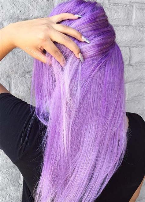 Hairstyles 50 Lovely Purple Lavender Hair Colors In Balayage And Ombre